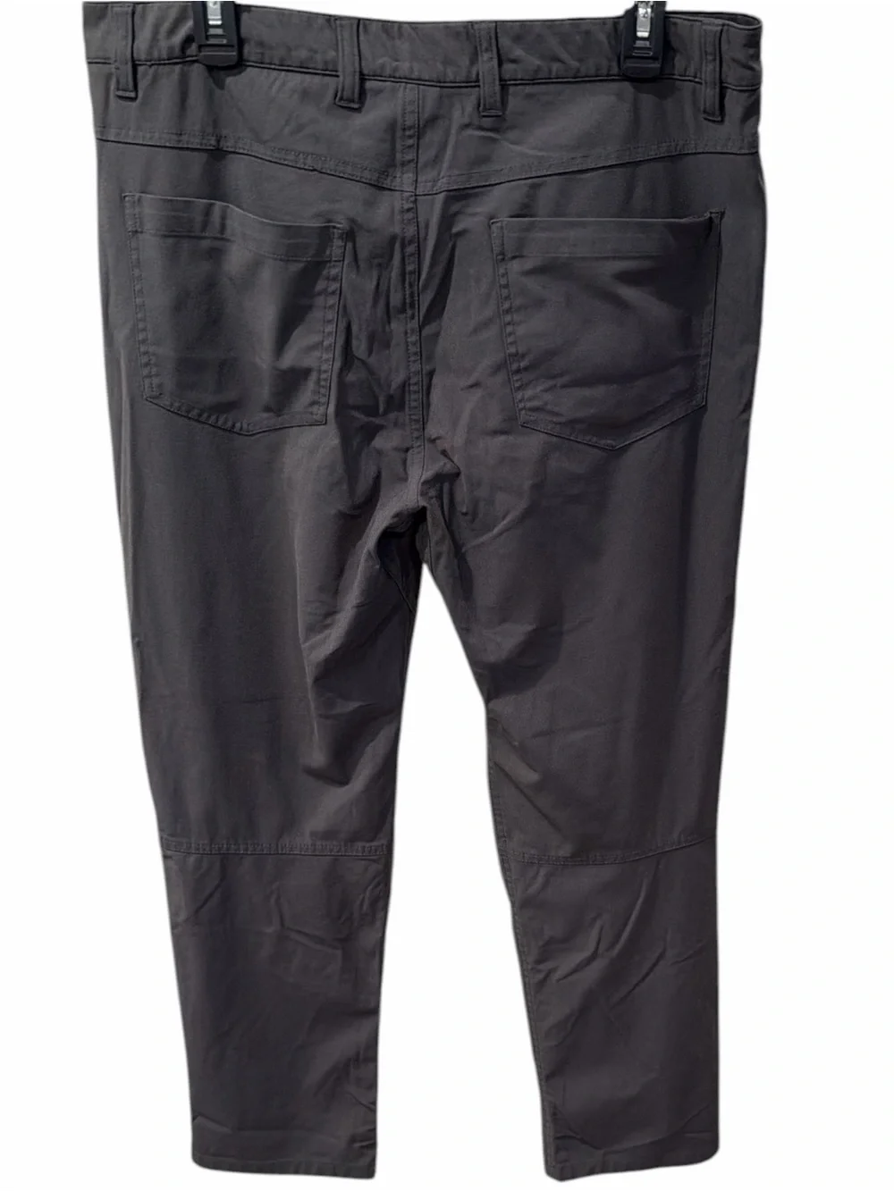 Hart Schaffner Marx Cropped Dress Pants Men's 36x30 Dark Gray Tailored Career